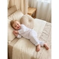 thumbnail image 4 of Cenuakty Baby Fall Romper White Trim Long Sleeve Doll Collar Full Length Jumpsuit for Infant Boys and Girls, 4 of 8