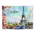 thumbnail image 5 of Autua Eiffel Tower Tapestry Wall Hanging Unique Style Graphic Tapestries Home Wall Decor Art for Living Room Bedroom Dorm Apartment Farmhouse - 4 Sizes Available 40x60inch, 5 of 6