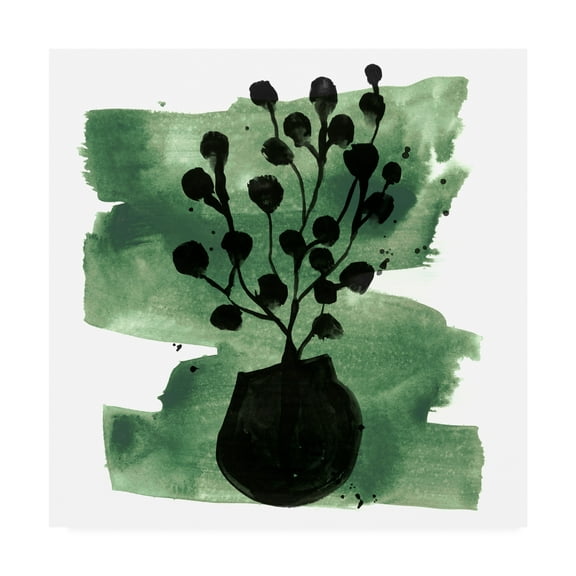 Trademark Fine Art 'Tropical Sumi e IV' Canvas Art by June Erica Vess