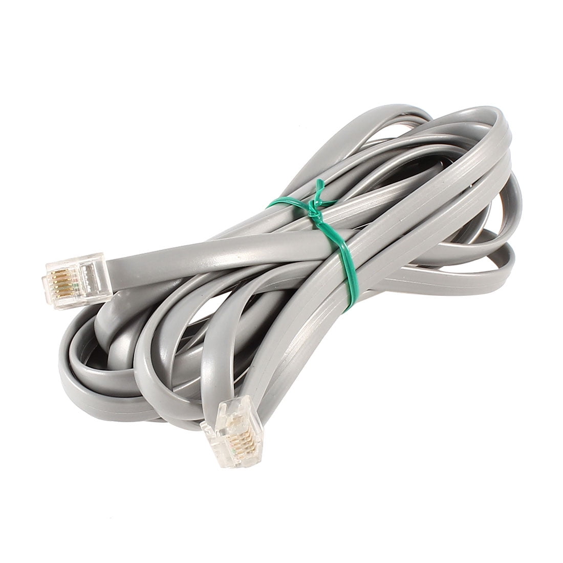 Cable De Téléphone RJ12 6 Fils 6P6C téléphone Fax Plaqué Or Cable 3m 3