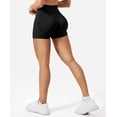thumbnail image 4 of Women Workout Impact Shorts 2.5"/ 3.6"/ 4.5"/ 6" Scrunch Butt Lifting Gym Seamless Booty Biker Shorts Black, 4 of 5