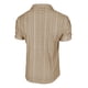 thumbnail image 4 of Blusa y camisa de manga corta con cuello vuelto para hombre, informal, a la moda, con botones, lisa, de poliéster., 4 of 7