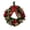 D, variant on Artificial Christmas Door Wreath, 12 Inch Pine Leaf Holiday Wreath Decorated with Christmas Balls, Bows and Berry Clusters, Indoor & Outdoor Front Door Christmas Decoration, 1 Pc