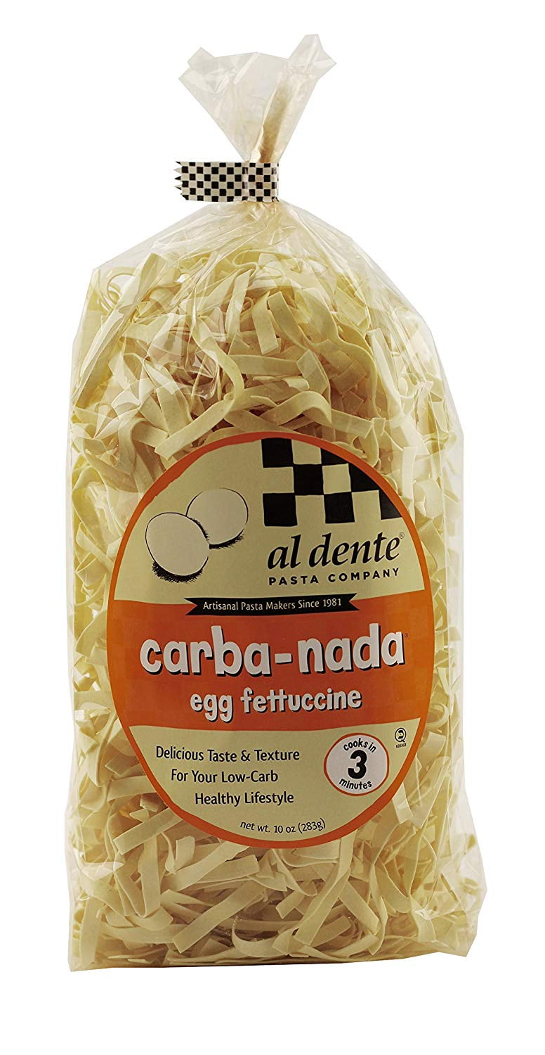 10-Ounce Bags Al Dente Carba-Nada Egg Fettuccine Pack Of 6 