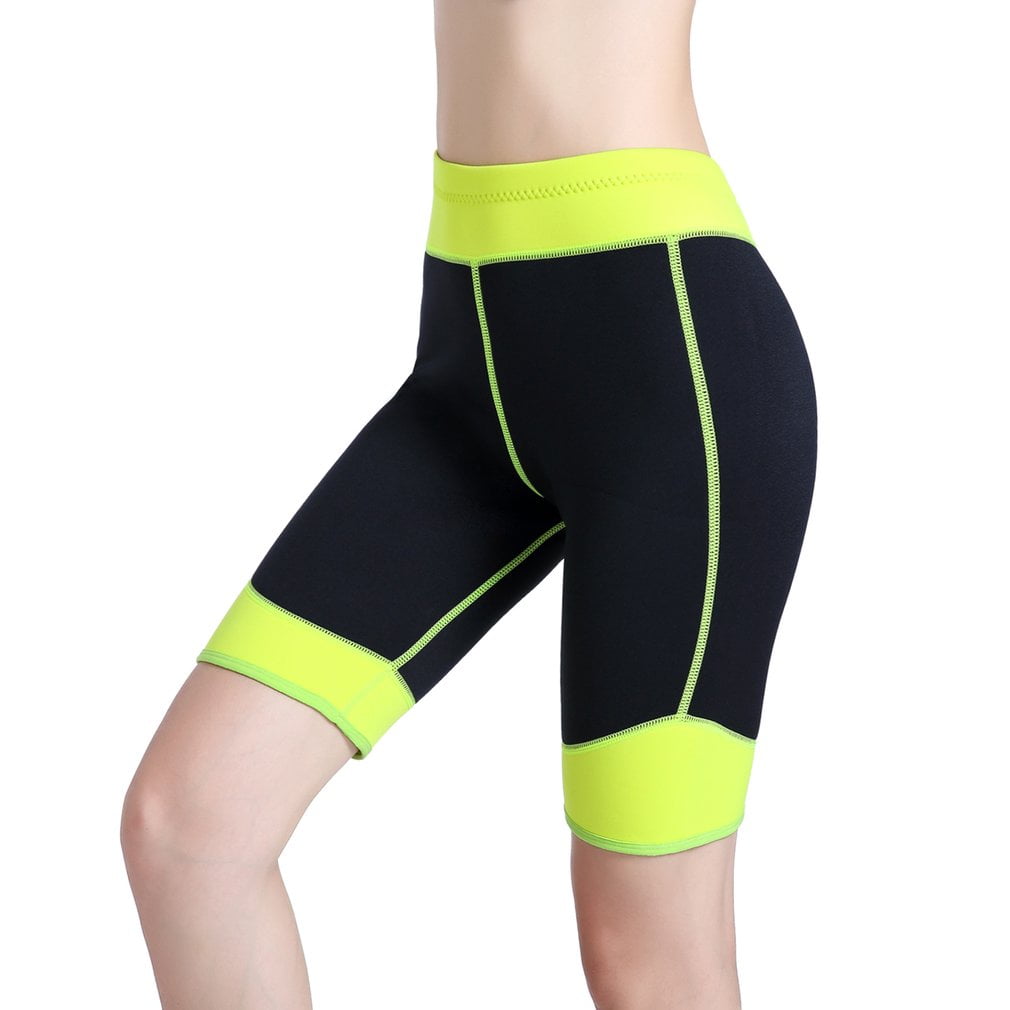 Women Neoprene Stretch Short Trouser Running Sweat Enhancing Bodyshape
