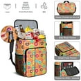 thumbnail image 2 of Pastel Donut Pattern Backpack Cooler, Leakproof Lunch Bag for Outdoor Activities and Picnic Use, 2 of 5