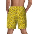 thumbnail image 2 of Rocae Ducky Cartoon Animal Yellow for Men's Swim Trunks Quick Dry With Two Side Pockets and One Lined Patch PocketMedium, 2 of 9