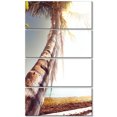 thumbnail image 2 of Huge Bent Coconut Tree To Beach - Landscape Wall Art on Canvas, 2 of 3