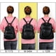 thumbnail image 3 of Mochila UTO de piel para mujer, moda vegana, color negro, 3 of 8
