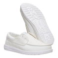 thumbnail image 4 of HEYDUDE Men Wally Cru Stretch Canvas , White, 9, 4 of 5