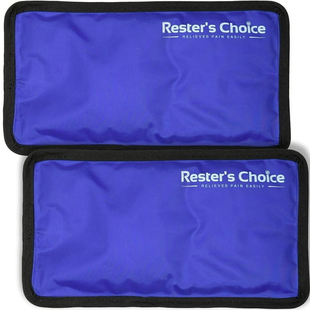 Paquete de 2 paquetes de gel para frío y caliente Rester's Choice, tamaño mediano