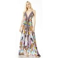 thumbnail image 5 of Sakkas Lizi 2 Women's Maxi High-Low Halter Handkerchief Dress Beach Party Vacation - 547 - One Size, 5 of 5