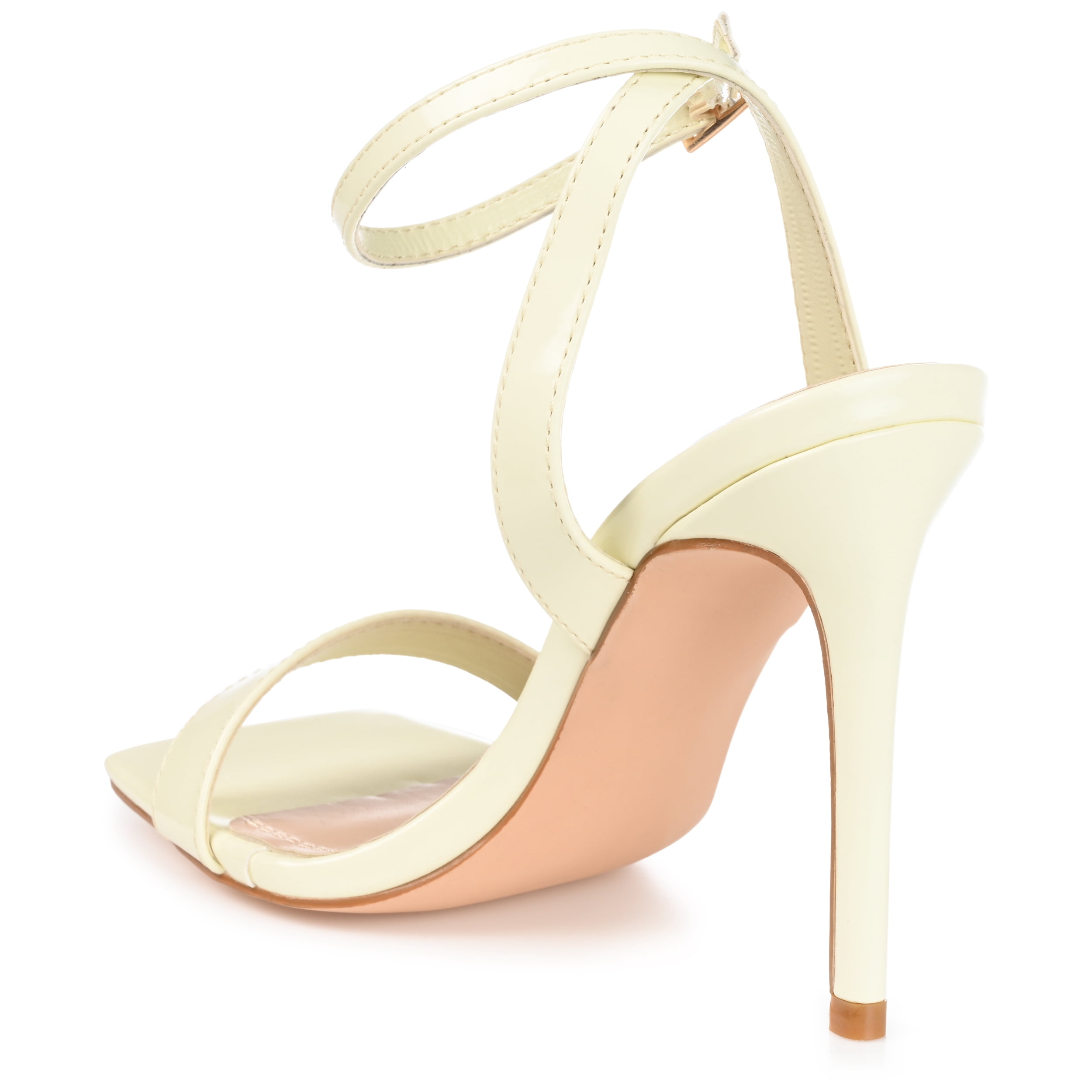 Journee Womens Dorian Open Toe High Stiletto Sandals