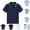 Navy, variant on YOUYEDIAN Back to School Kids Polo Shirt Quick Dry Collared School Uniform Casual Athletic Short Sleeve Tee