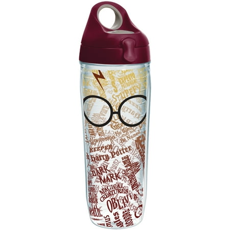 

Tervis Harry Potter - Glasses and Scar Made in USA Double Walled Insulated Tumbler Travel Cup Keeps Drinks Cold & Hot 24oz Water Bottle Classic