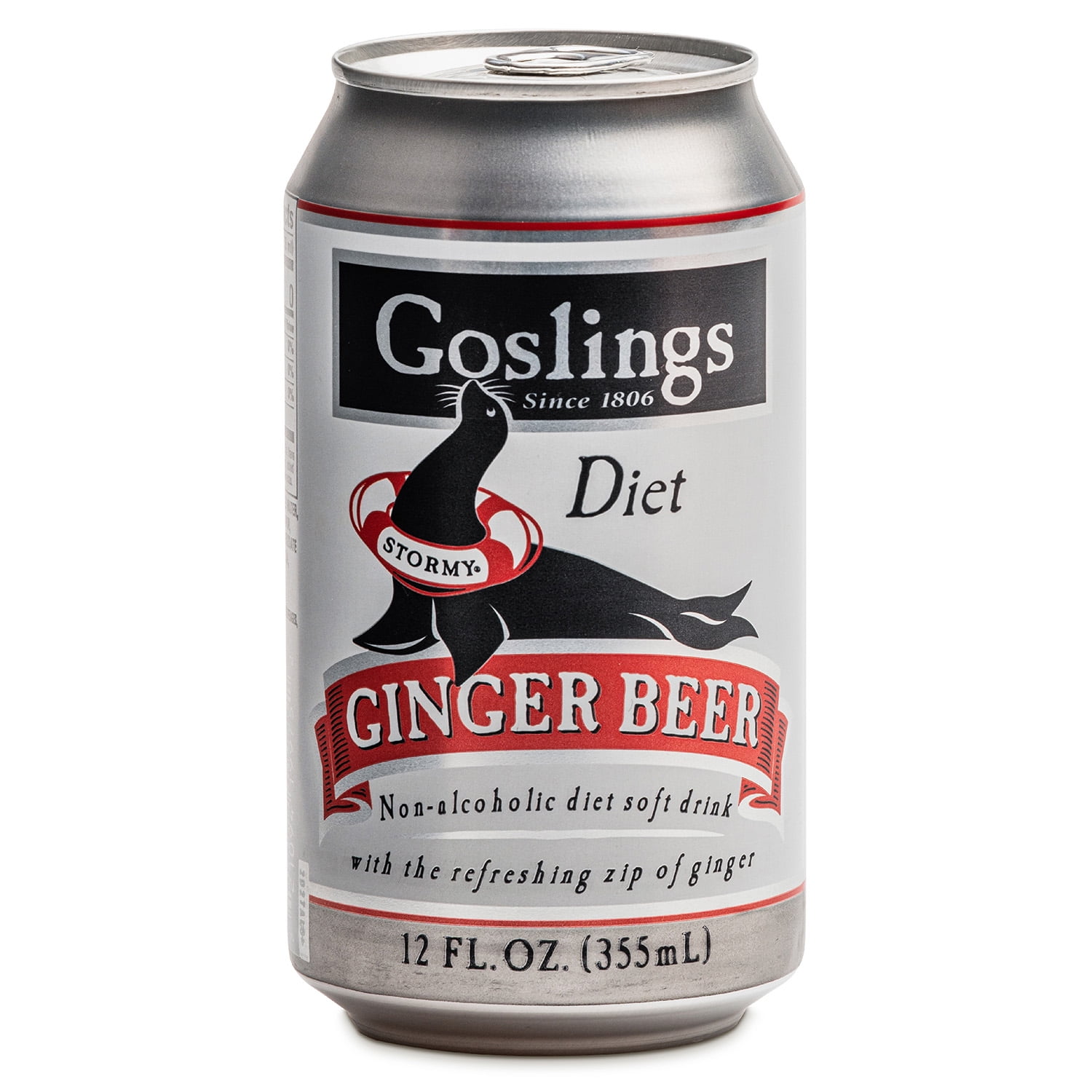 Goslings Diet Stormy Ginger Beer Cocktail Mixer, 12-12 fl. oz. Cans