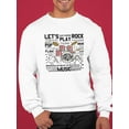 thumbnail image 2 of Let's Play Rock Sweatshirt Men -SPIdeals Designs, Male x-Large, 2 of 4