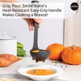 thumbnail image 3 of Cucharón para sopa OTOTO Katie Cat Black Cat, accesorio de cocina, 3 of 7