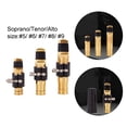 thumbnail image 5 of Saxophone Metal Mouthpiece with Reed Clip for Tenor Soprano Alto Sax Size 56789, 5 of 5