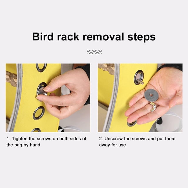 Pet Parrot Carrier Bird Travel Bag Backpack Space Capsule Transparent Backpack Breathable Parrot Backpack