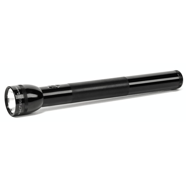 Linterna MagLite Heavy-Duty incandescente de 4 celdas D negra