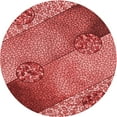 thumbnail image 1 of Ahgly Company Machine Washable Indoor Round Transitional Red Area Rugs, 5' Round, 1 of 7