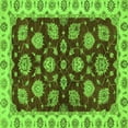 thumbnail image 1 of Ahgly Company Indoor Square Oriental Green Traditional Area Rugs, 5' Square, 1 of 4