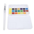 thumbnail image 1 of Juego De Pintura De Acuarela Profesional De 18 Colores Vivos, Juego De Pintura De Acuarela Con Protector Solar Lavable Multifuncional, Tono Estable, Portátil Para Dibujar, 1 of 7