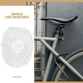 thumbnail image 3 of WRITWAA 50Set Bike Cover Waterproof Plastic for Bicycle Users in Rainy Weather Outdoor Riding, 3 of 8