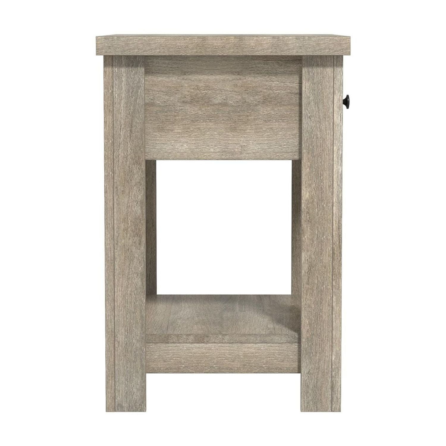 Hillsdale Coover Wood End Table with 1 Drawer