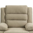 thumbnail image 5 of DREAMSIDEA Wingback Recliner Chair, Pushback Recliner, Wingback Chair for Living Room Single Sofa Reading Chair( Beige, Set of 1), 5 of 7