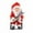 D, variant on Festive Santa Claus Statue, Christmas Decoration, Musical Animated Santa Claus with Cheerful Design for Home and Party Decor, Red Plastic Santa Figure, Battery Operated Holiday Ornament