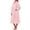 Pink, variant on MOSHU Premium Robes for Women Super Soft Cozy Fleece Womens Robe Plush Long Bathrobe with Pockets