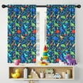 thumbnail image 5 of Blackout Kids Curtains,DarkBlue Dinosaurs Pattern Childrens Insulated Curtains Set Of 2,Bedroom Essentials,Toddler Room Decor 42"x54", 5 of 5