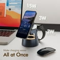 thumbnail image 5 of Wireless Charger,5 in 1 Wireless Charging Station for iPhone Charger with Soft Light and Bluetooth Speaker,22.5W Magsafe Charging Station for iPhone 8 and above series,Compatible with AirPods iWatch, 5 of 15