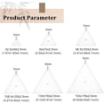 thumbnail image 2 of 1 Set 6Pcs Free Motion Triangle Quilting Template Set Acrylic Transparent Quilting Rulers for Machines Quilting DIY Designs On Shirts, 2 of 9