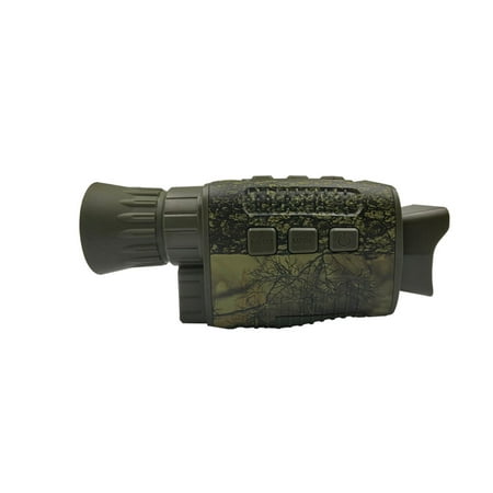 Pero pio Professional Monocular Digital Telescope Camouflage Hunting Equipment Observation Multifunctional Cameras Night Vision: The digital monocular video camera has special night vision function  so that you can capture images in darkness. Multifunctional Device: The night vision monocular device can be used not only at night  but also in daytime with long view distance. Premium Material: The night vision monocular device is made of high-end ABS material  durable for long-term use. Widely Applicable: The night vision monocular device can be used for outdoor landscape observation  animal observation  outdoor hunting  travel and so on. Great Portability: The night vision monocular device is lightweight in appropriate size  very easy to carry. Color: Camouflage. Material: ABS. Size: Approx. 15x 7x4.6cm/5.9x2.8x1.8in. 1 Piece Night Vision Camera  1 Piece Manual  1 Piece USB Cable.