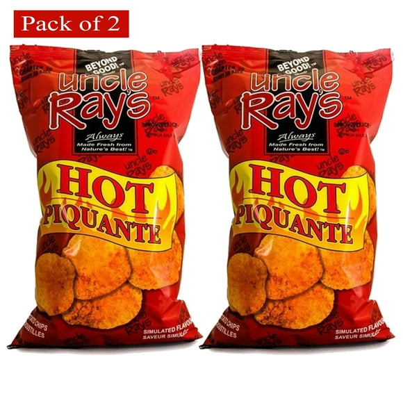 Uncle Ray's Chips Hot 130g (Pack of 2) $12.58 ea.