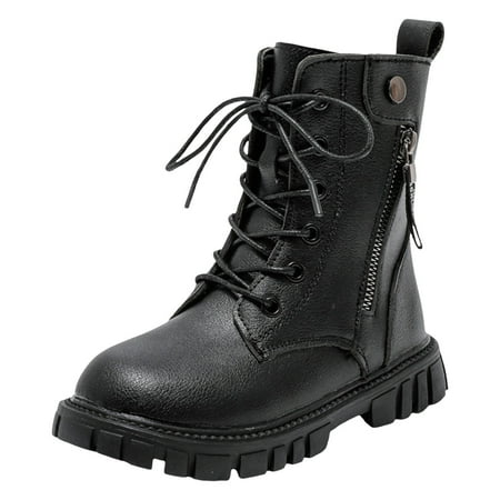

Youmylove Children Flat Comfortable Soft Soled Boots Fashion Outdoor Warm Princess Boots Child Lovely Footwear First Walkers
