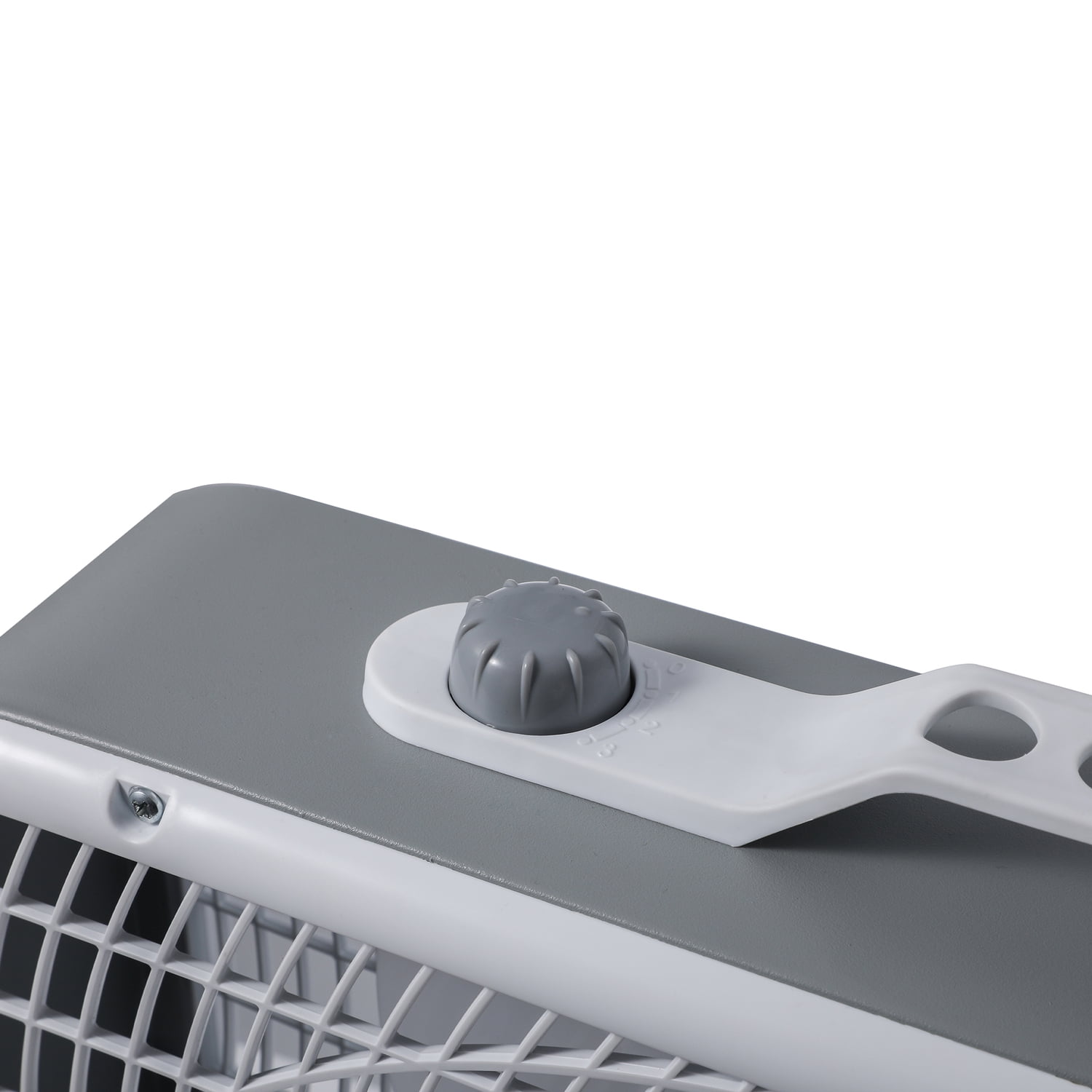 BLACK+DECKER BFB20SW 20-In. 3-Speed Portable Box Fan with Carrying Handle and Recessed Cord Storage, White