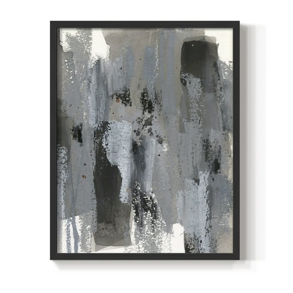 Loft Pastel IV Framed Print in Black Solid Wood Framed Print No Nail Hanging