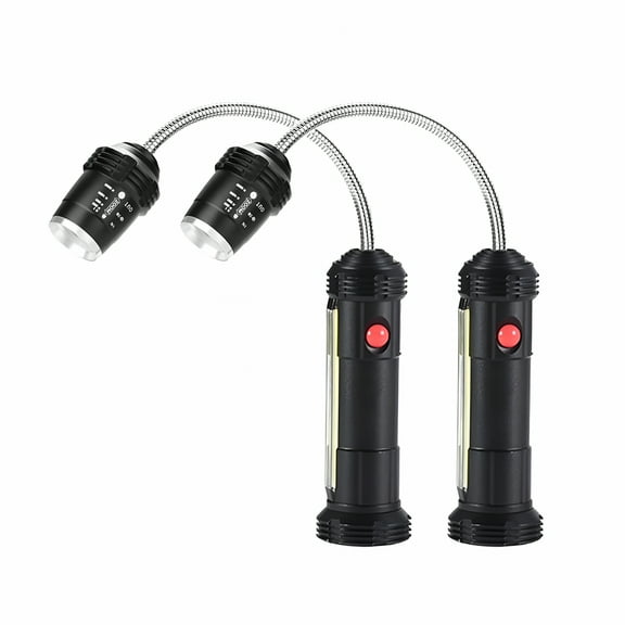 HIBIBUD Grill Handle Lights with LED,Magnetic,Rechargeable 2-Pack