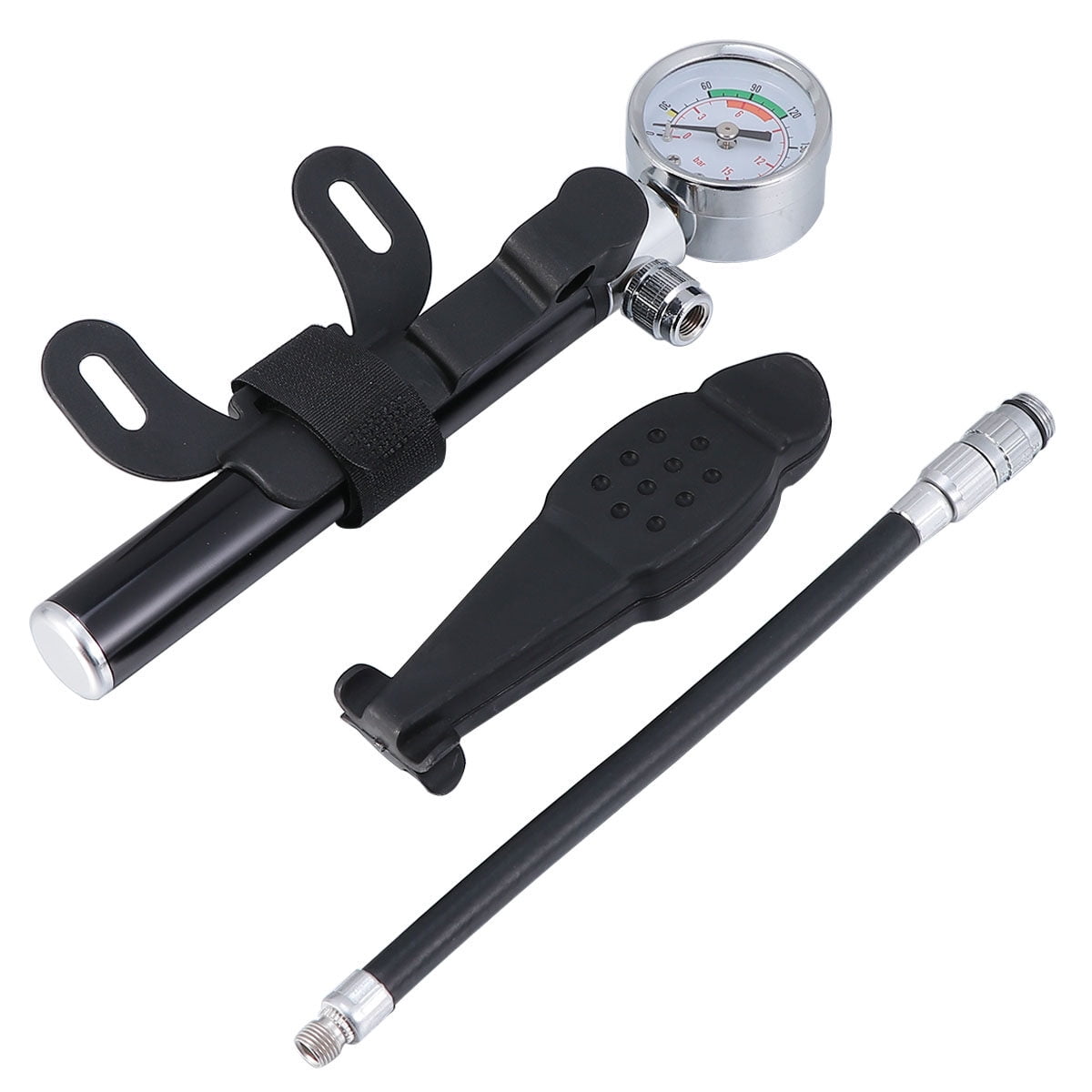 NUOLUX 1 Set Portable Bike Tire Inflator Practical Bike Tyre Floor Mini