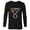 Black, variant on Black Panther Shuri with Cape and Spear Comic Art - Long Sleeve T-Shirt for Men - Customized-Black
