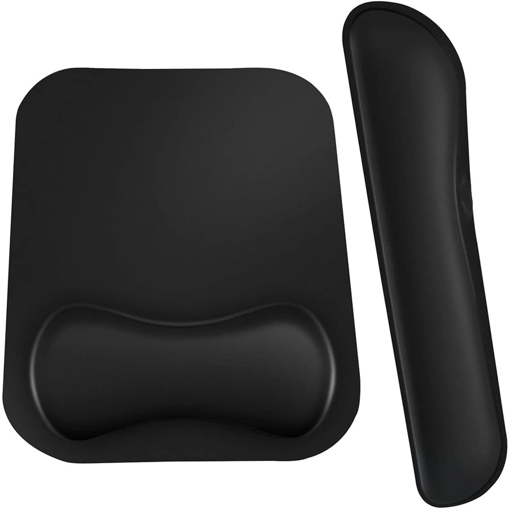 Ergonomic Mouse keyboard Pad Wrist Support, Gel Memory Foam Cushion Set