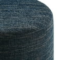thumbnail image 4 of Ottoman Accent Chair, Azure Navy Blue, Fabric, Living Kitchen Cafe Bistro Hospitality Restaurant, Modern Contemporary HB36609, 4 of 8