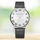thumbnail image 2 of Reloj analógico de cuarzo para hombres y mujeres de negocios a la moda, reloj de pulsera de ocio de muestra, negro, grande, 2 of 3