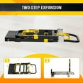 thumbnail image 7 of Rvchic 2 in 1 Foldable Heavy Duty Hand Truck with Retractable Handle and 4 Rubber Wheels,Industrial Convertible Dolly Cart for Moving,Travel,Office Use,600lbs, 7 of 7