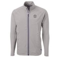 thumbnail image 2 of Men's Cutter & Buck Gray Milwaukee Brewers Adapt Eco Hybrid Recycled Full-Zip Jacket, 2 of 3