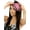 Pink, variant on Hair Pretty Girls Front Fringe Extension Clip On Thin Piece Wig